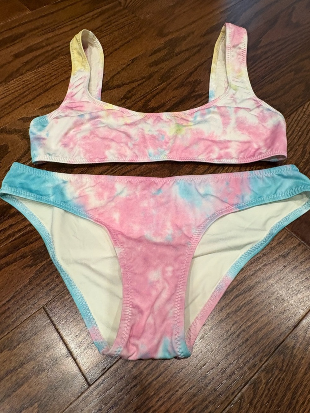 Solid & Striped RE/DONE Tie-Dye Bikini Set – Size Small